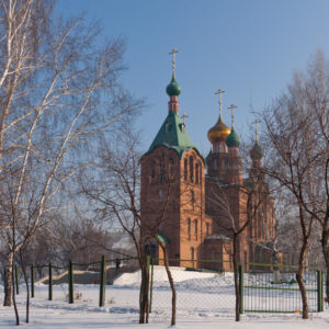 Новоалтайск. Церковь Георгия Победоносца
